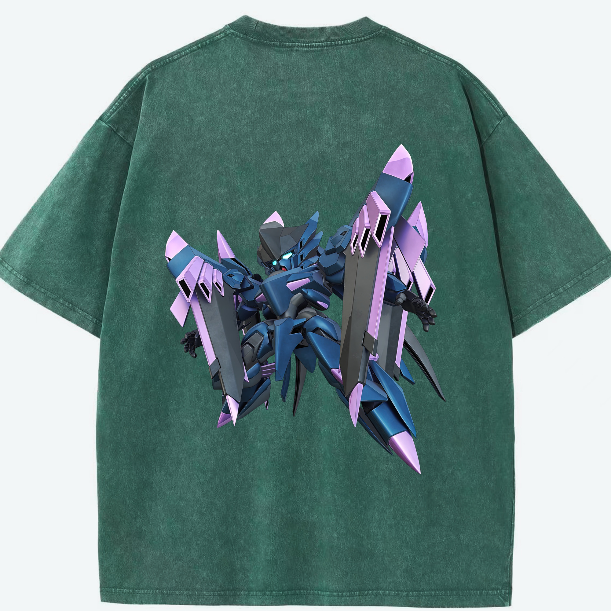 （画像用） 機動戦士ガンダム Mobile Suit Gundam 綿100% ヴィンテージ風 半袖Tシャツ（背面プリント）